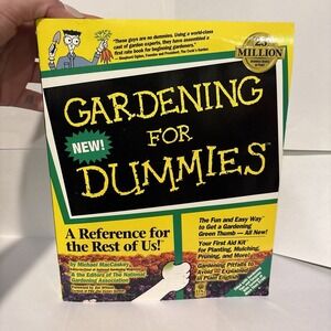 Gardening for Dummies  Paperback Book, Gardening Self-Help,